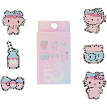 Hello Kitty 50th Anniversary Clear and Cute Mystery Box Pin