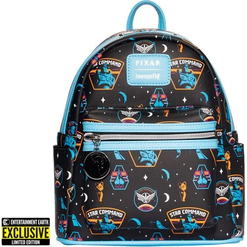 Lightyear Star Command Buzz Lightyear Print Mini-Backpack - Entertainment Earth Exclusive