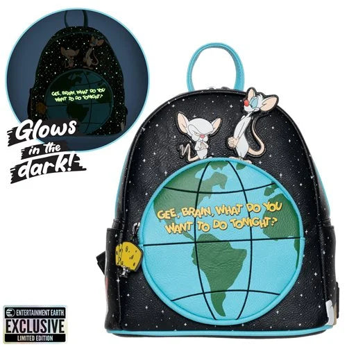 Pinky and the Brain Take Over the World Mini-Backpack - Entertainment Earth Exclusive