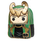 Avengers Loki with Scepter Pop! by Loungefly Mini-Backpack - Entertainment Earth Exclusive