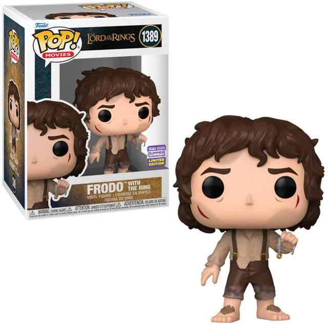 Funko Pop! Movies: Lord of The Rings - Frodo with Ring (SDCC'23), Collectable Vinyl Figure