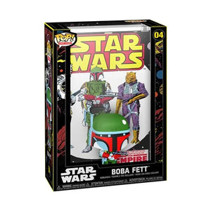 Star Wars: El Imperio Contraataca Boba Fett Funko Pop! Figura de portada de cómic #04 con estuche