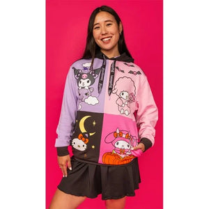 Sanrio Kuromi and My Melody Halloween Hooded Sweatshirt